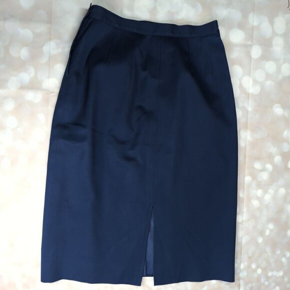 Pendleton Blue Wool Vintage 2Pc Skirt Set, Women's 12 - Picture 12 of 15